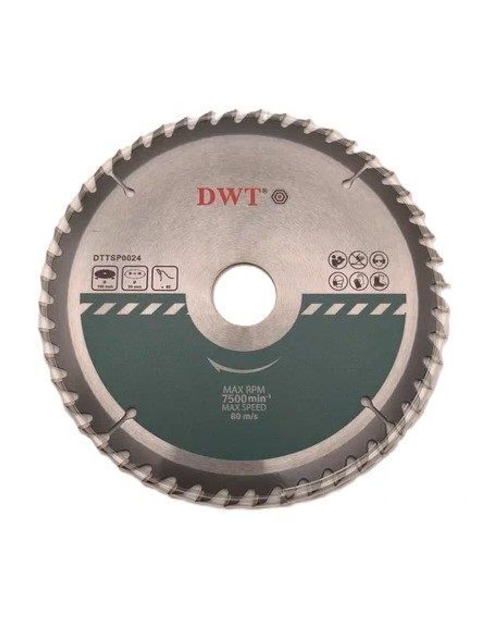 Пильный диск по дереву DWT DTTSP0024 190x2.2x30/25.4/20x48T,CS50+YG8
