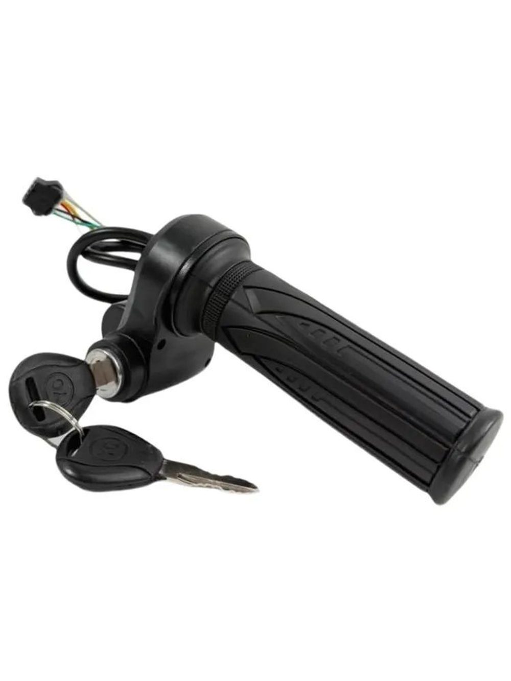 Ручка газа с замком зажигания для Kugoo V3 Pro Max разъем SM 5 pin