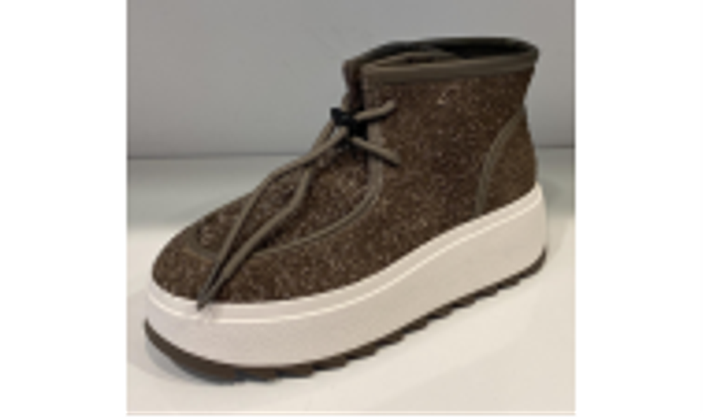 MOKA FW24-S-139393-004 grey/brown-24Z Женские ботинки