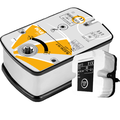 Электропривод BLE230-10-T для дымовых клапанов с реверсивным возвратом