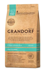 Сухой корм GRANDORF DOG 4 Meat PROBIOTIC MED&MAXI 4 вида мяса с пробиотиками для собак средних и крупных пород 1 кг