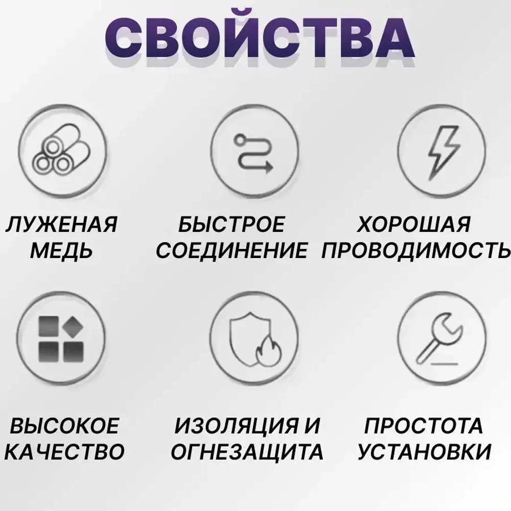 Наконечники для проводов обжимные для кримпера НШВИ(2) 380 шт