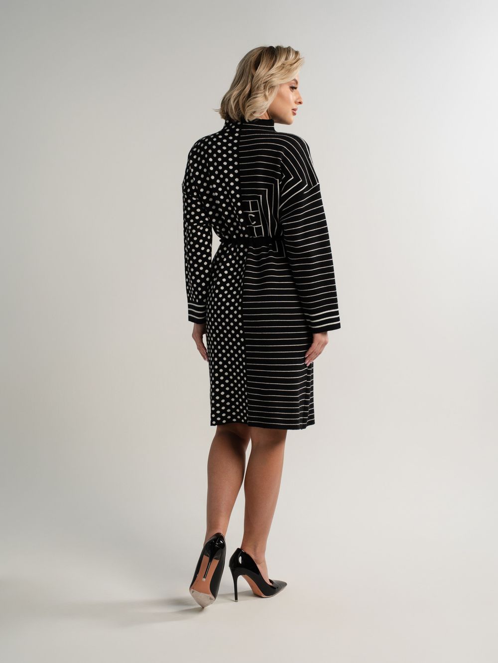 Платье Латута (черно-белое) П15105-18М LT Collection