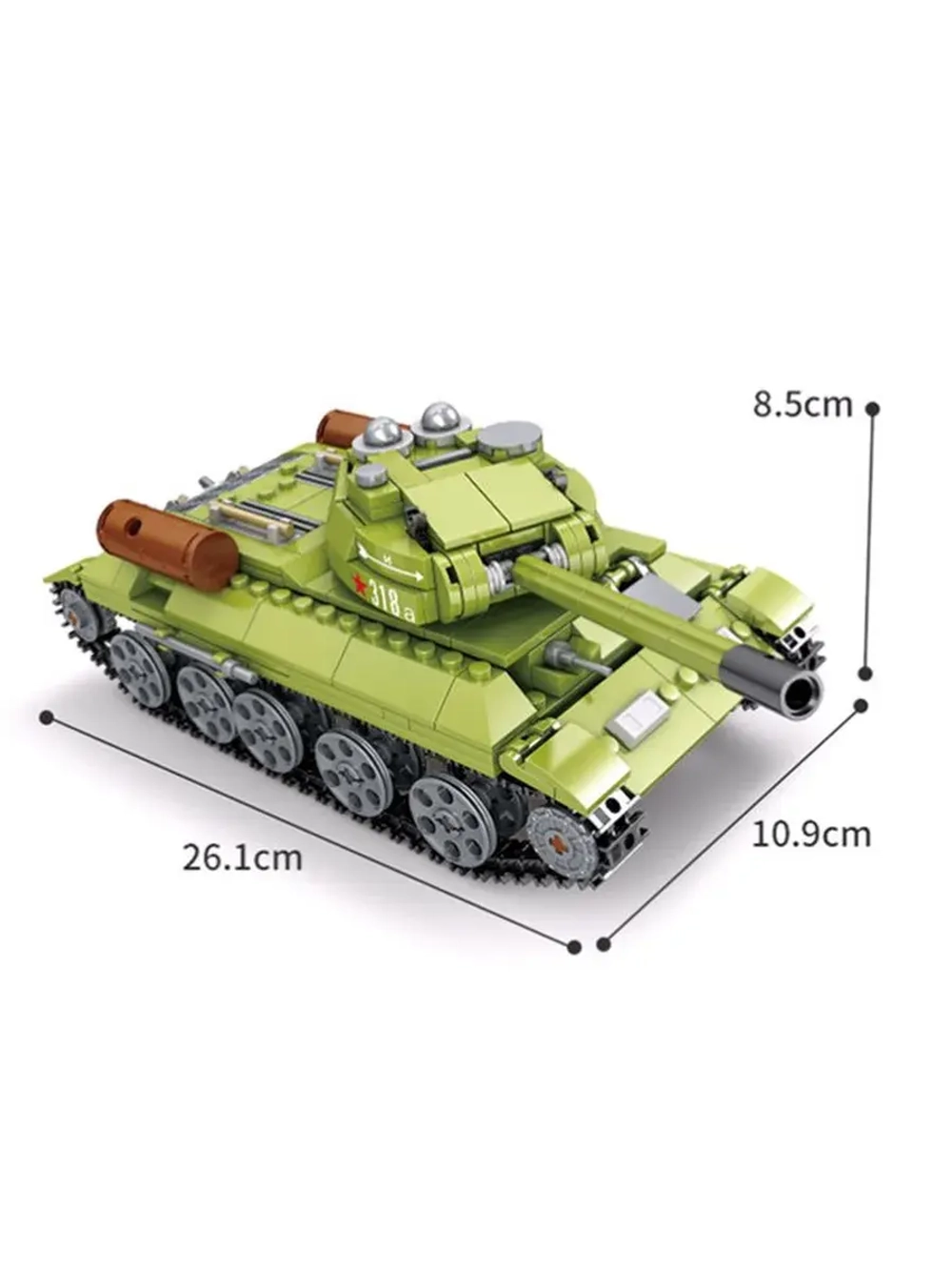 Конструктор «Танк Т-34», 578 деталей