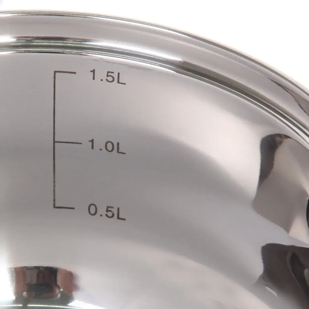 Набор посуды из нержавеющей стали EMMA 3 предмета (3 кастрюли 1,9л, 3,6л, 6,1л), DH12-3