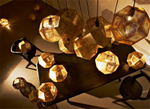 Pendant design lamp  Etch by Tom Dixon (Gold)