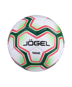 Мяч футбольный Nano №3, белый/зеленый