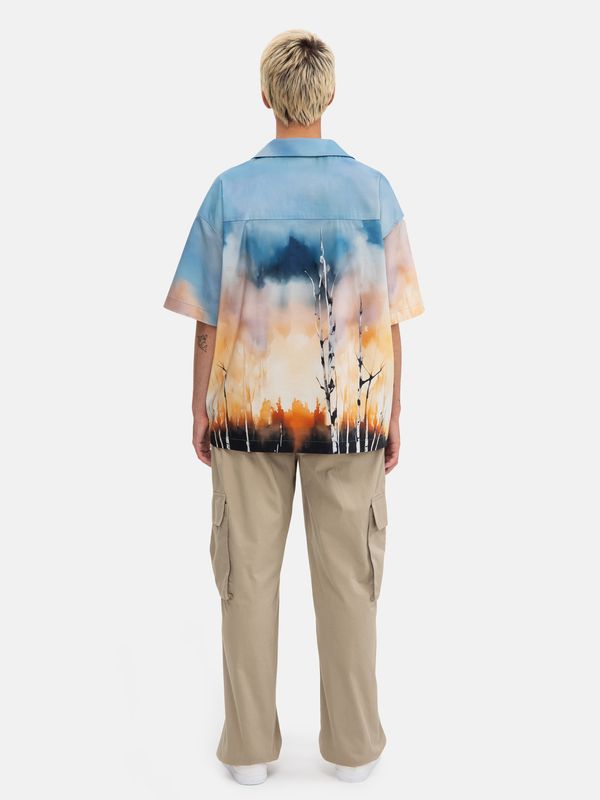 Рубашка Гавайская желтая - фото 5