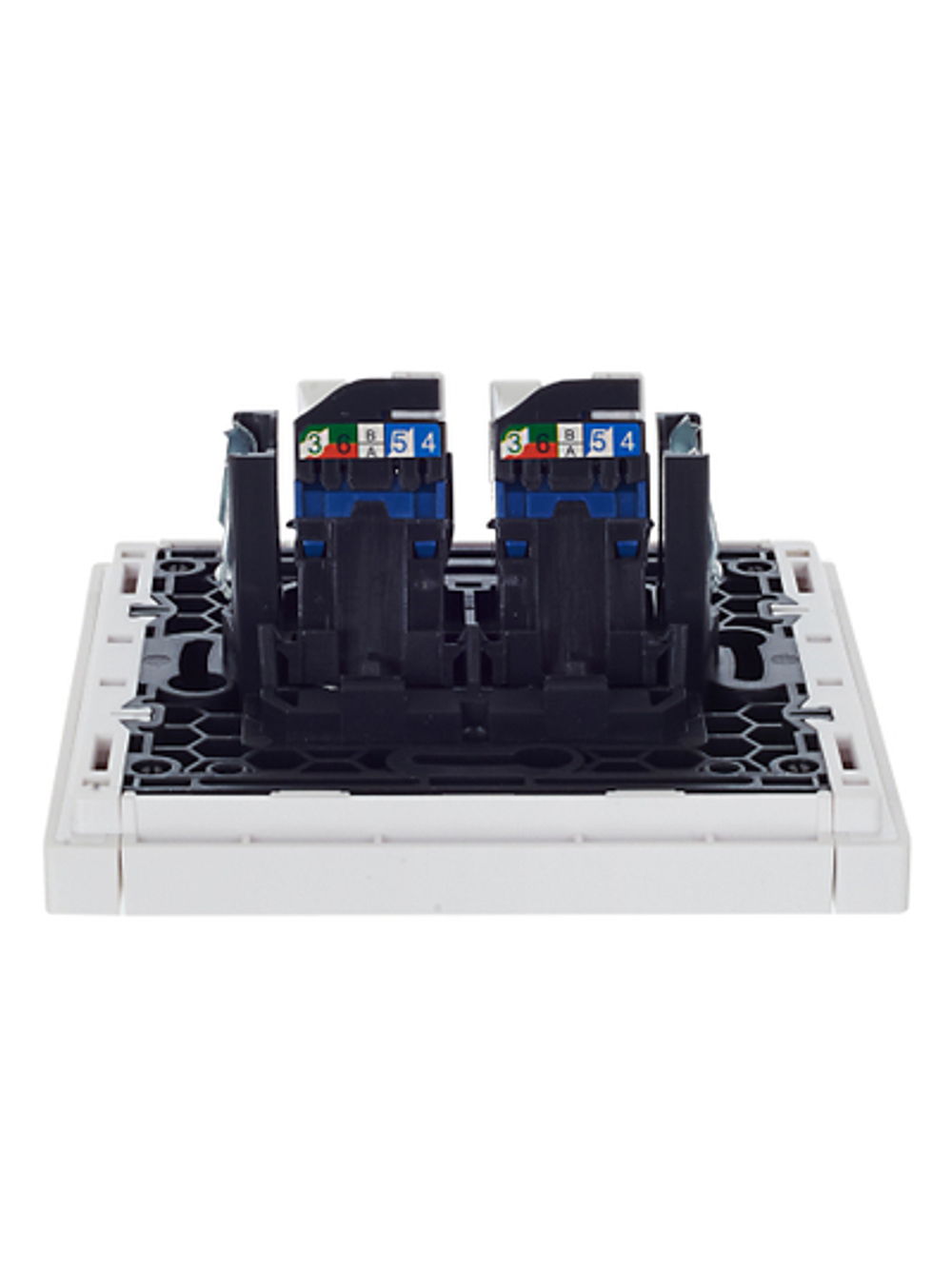 FORTE&PIANO Розетка компьютерная двойная RJ45 кат.6 FP234 белый IEK