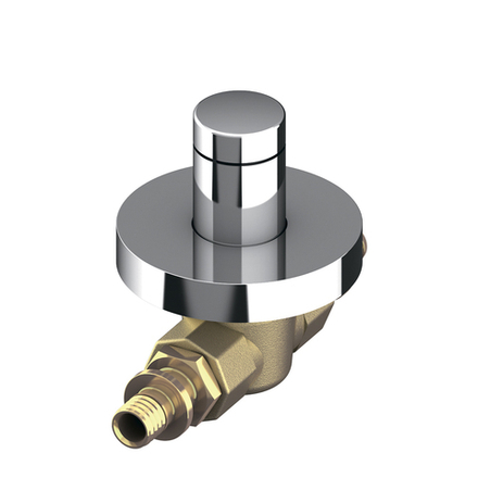 Шаровой кран TECEflex с декоративным колпачком 16x16