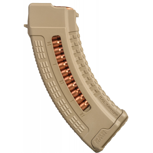 Магазин полимерный 7.62x39 на 30 патронов для АКМ, АК-47, РПК (бежевый), FAB Defense