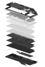 AKKO 5098B, Black&Sliver with Screen 3 Modes RGB Hot Swap V3 Piano Pro switches,ASA profile keycap