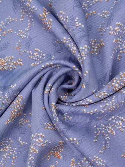 Ткань твил принт 140 г/м2, 100% вискоза, ш. 145 см, голубой