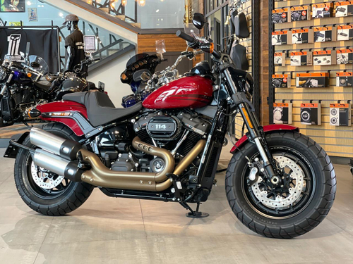 Fat Bob 114 (Fxfbs), Softail, Harley-Davidson Stiletto Red 2020