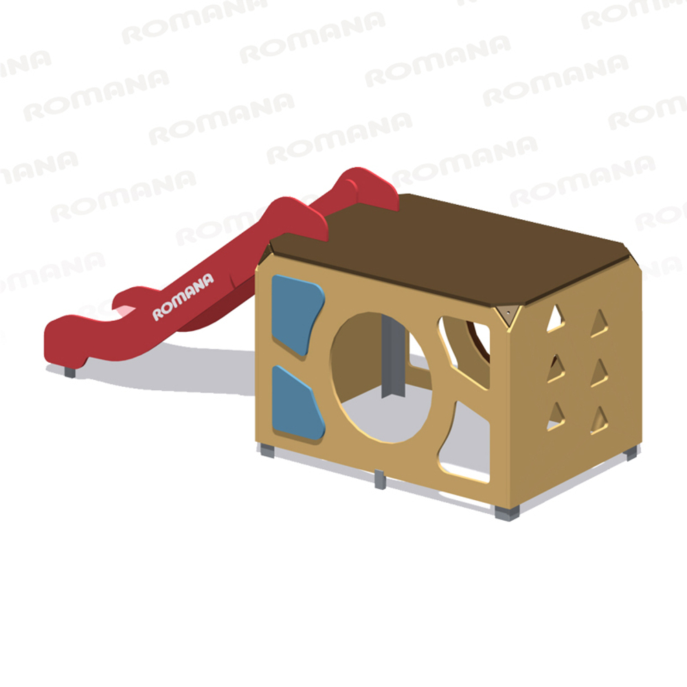 Детский игровой модуль с горкой Romana 115.19.00