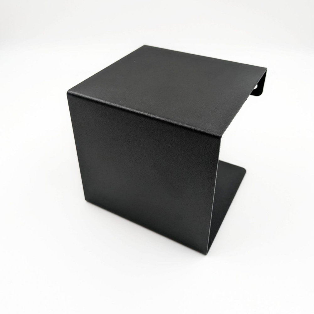 Держатель для туалетной бумаги MetaDec Quadratic c полочкой для телефона, черный