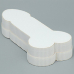 Подарочная коробка «Паттерн» - 12х26х5 см. (Цвет: розовый с белым)