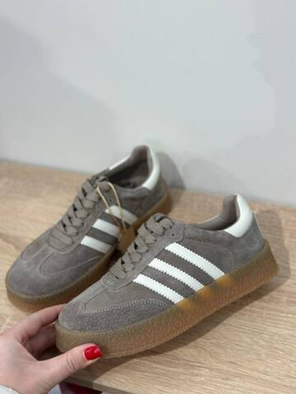 Кеды из натуральной замши