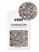 Charmicon 3D Silicone Stickers №203 Эмоджи
