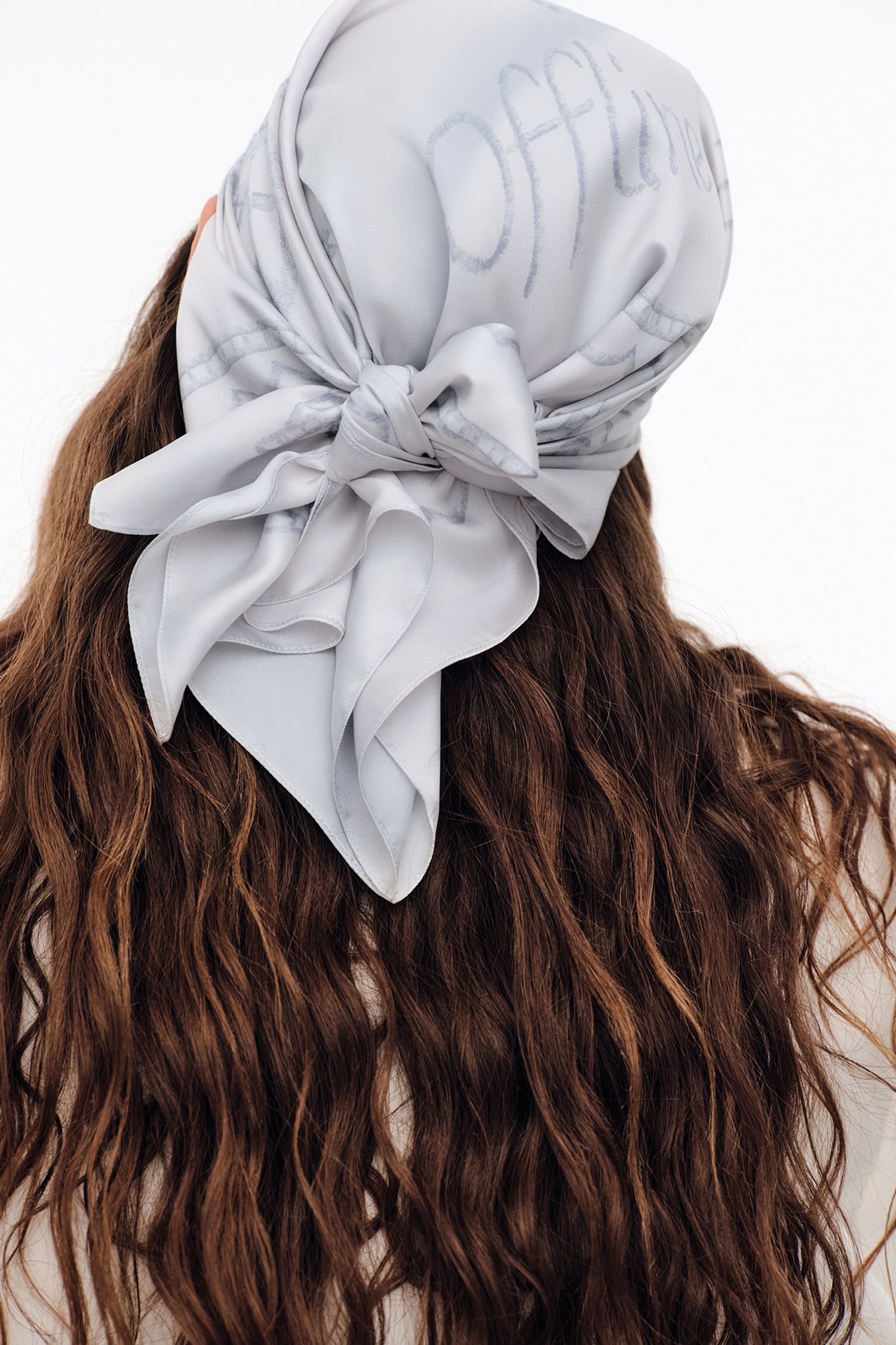 Платок (Ришелье), голубой