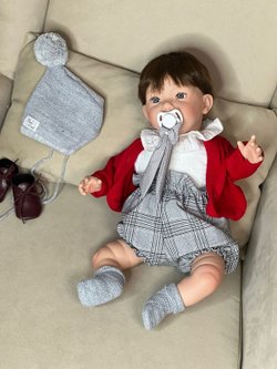 Кукла Nines 48см Guille мягконабивная в пакете (N4800K1)