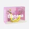 Ваза для цветов banana, 19 см, желтая