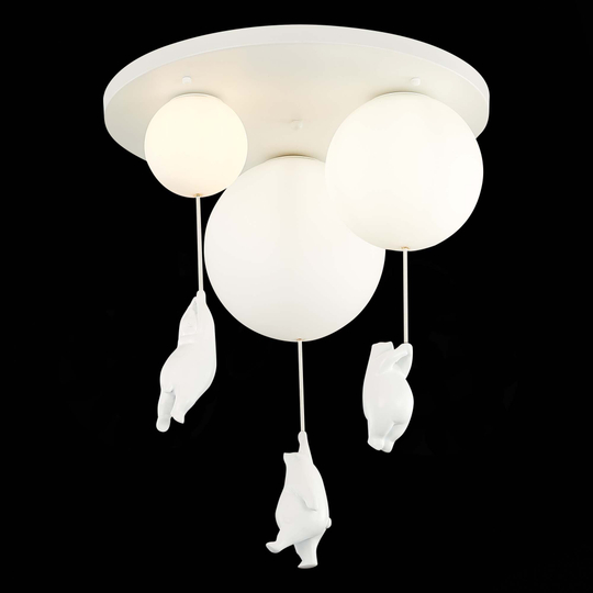 SLE115402-03 Светильник потолочный Белый/Белый E27/G9 3*160W