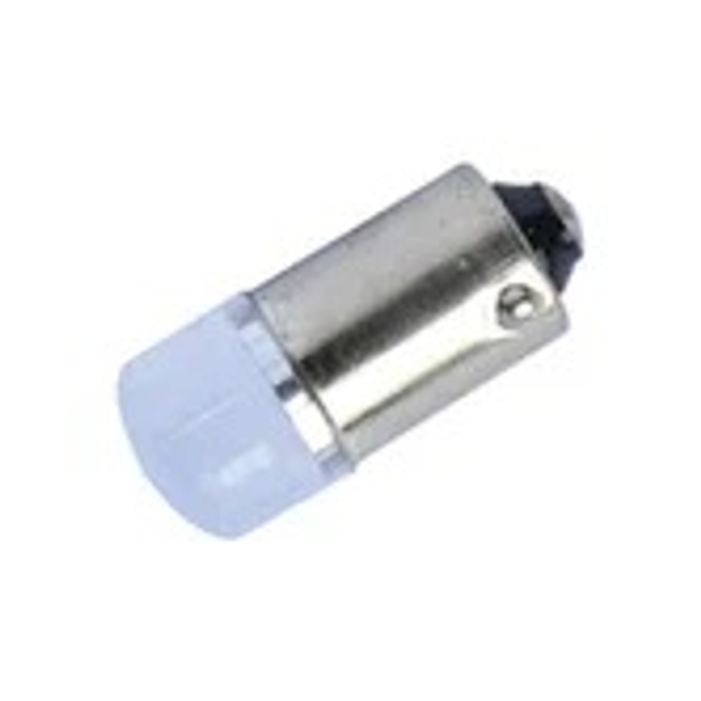 Светодиод 12V T 8   2SMD 2835 WHITE MT 3CHIP (цок.) МАТОВЫЙ с насечкой на стекле (бл2шт) GQY-5054