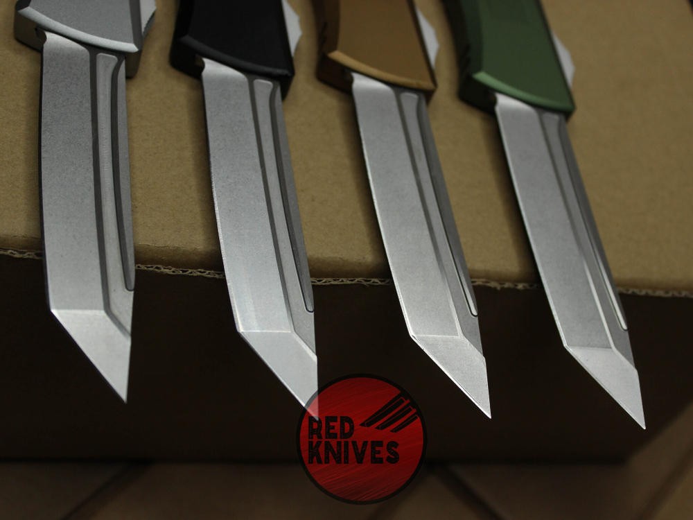 Нож Microtech Troodon 3 T/E Tanto Black - рукоять черный алюминий