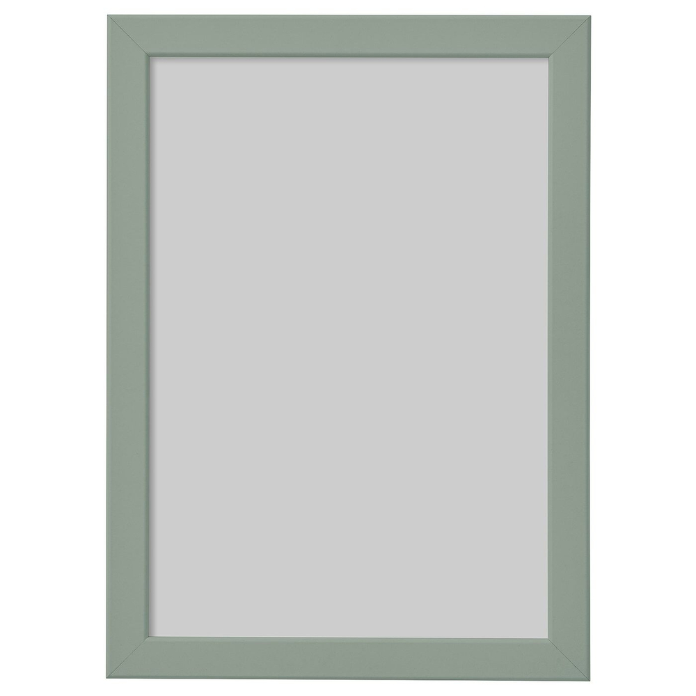 IKEA FISKBO  (ИКЕА ФИСКБО)  -  Рамка, светло-серо-зеленая, 21x30 см
