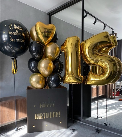 Набор шаров Золотой шик