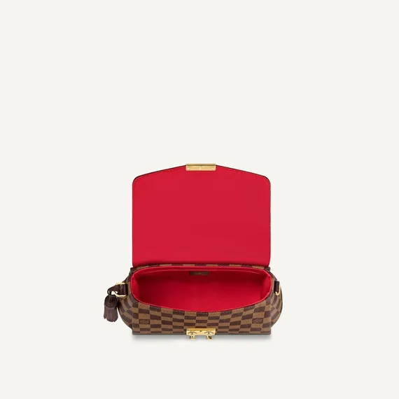 Сумка Louis Vuitton Croisette канва Damier Azur коричневый