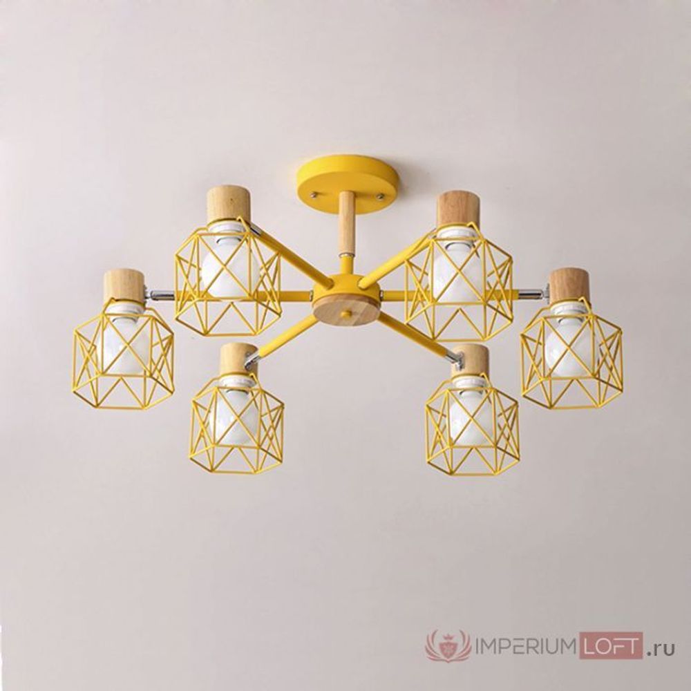 Потолочная Люстра Corf B3 White 5 Lamps By Imperiumloft