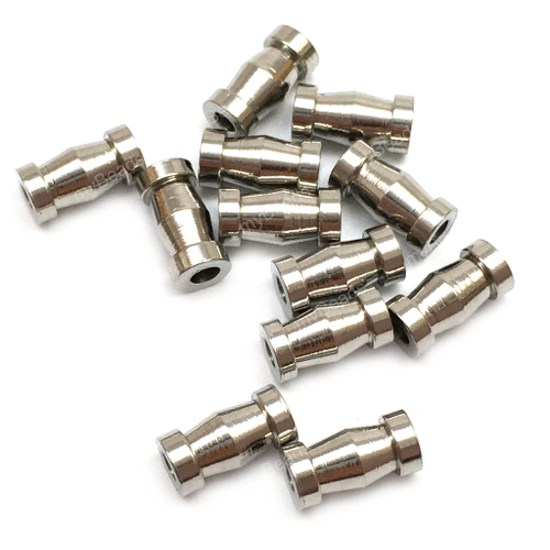 Бусины для украшений 8х4 мм, нержавеющая сталь