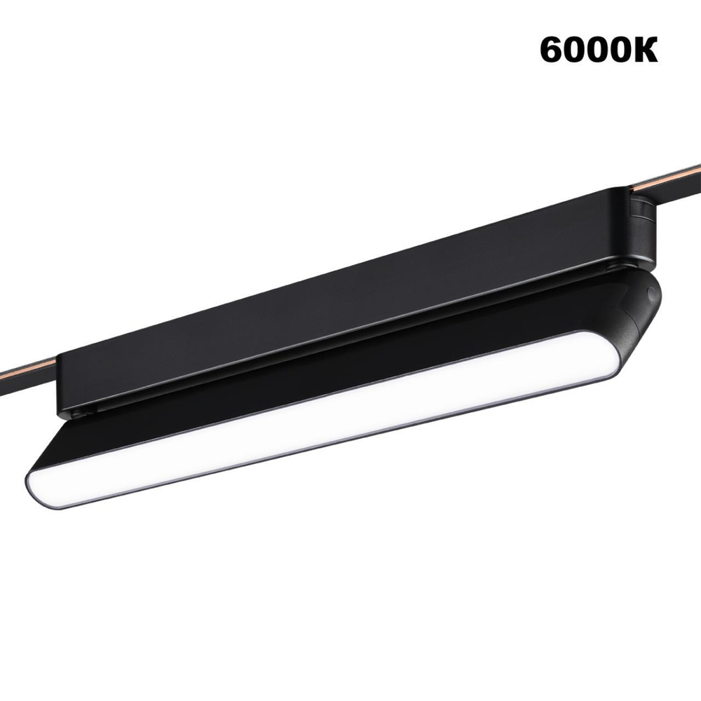 359467 SHINO NT24 101 черный Трековый смарт-светильник для низковольтного шинопровода с двумя режимами работы IP20 LED 18W 24V 3000-6000K EASY