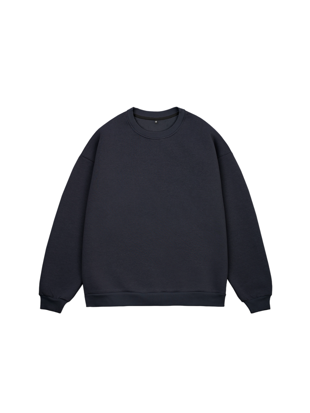 Свитшот оверсайз, без начеса (графит)