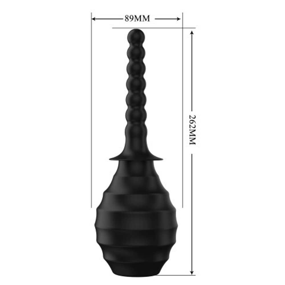 Анальный душ MR PLAY с ребристой поверхностью