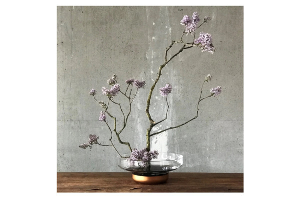 Чаша декоративная 36см Nude Glass Контур