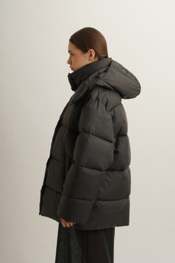 Объемная зимняя куртка Unisex, delicate черный