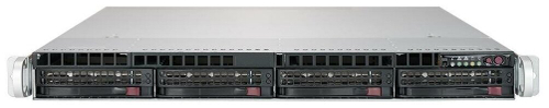 Сервер Supermicro SuperServer 6019P-WTR 2 x Intel Xeon Silver 4112/без ОЗУ/без накопителей/количество отсеков 3.5" hot swap: 4/750 Вт/LAN 1 Гбит/c