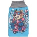 Мочалка-варежка для тела детская «MIR KRASOK», мишка Ральф, цвет как на фото, 20*14см, (ZIP пакет)