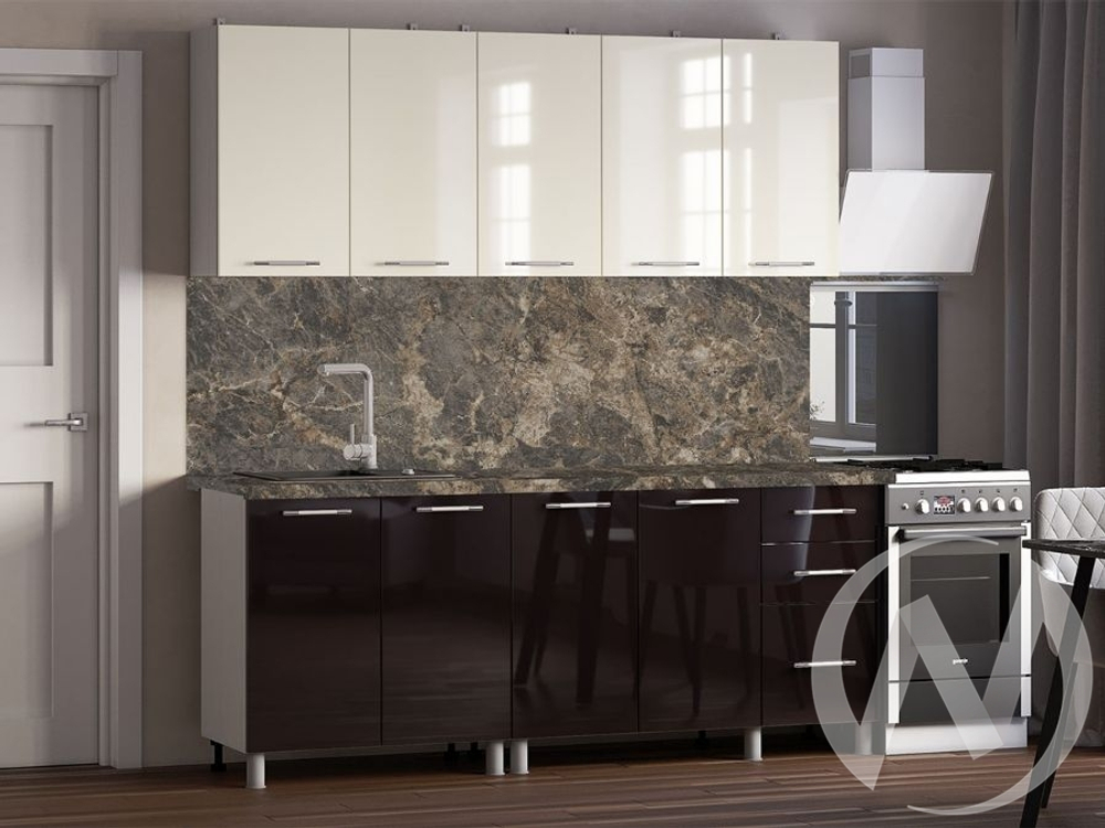 Кухня Нора 2.0м 38мм королевский опал