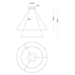 Основание для подвесного светильника Favourite Canopy 4591-180-6BR