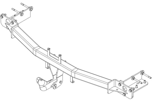 Фаркоп на HYUNDAI ix55 (2009-) (без электрики, паспорт/сертификат в комплекте) Автос.HY 35