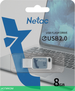 USB Flash-накопитель Netac UA31 8Gb синий (NT03UA31N-008G-20BL)