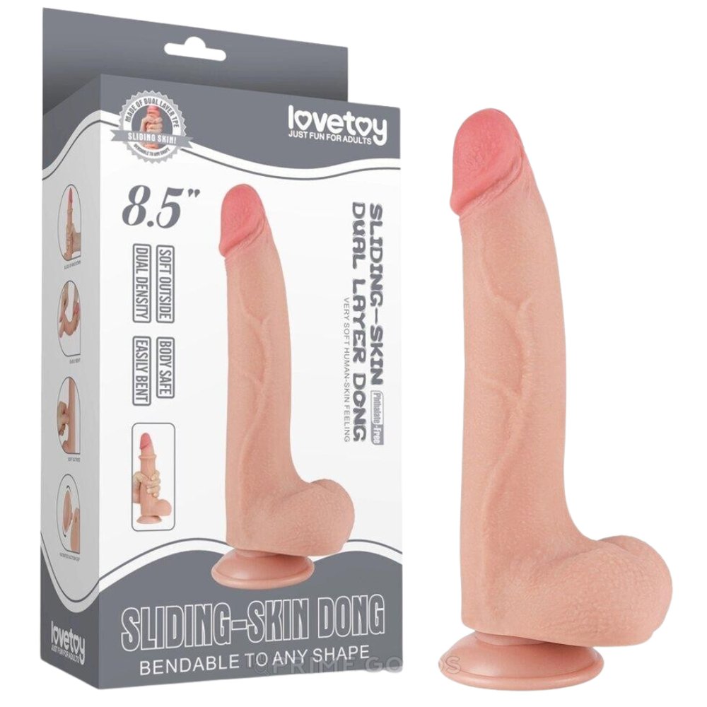 Фаллоимитатор с подвижной кожей Sliding Skin Dong (8,5 дюймов)