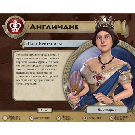 Настольная игра Цивилизация: Терра Инкогнита