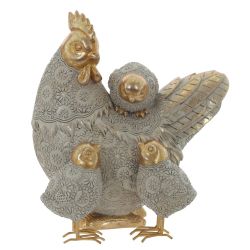 GAEM Фигурка декоративная "Курица с цыплятами", L20 W12 H23 см
