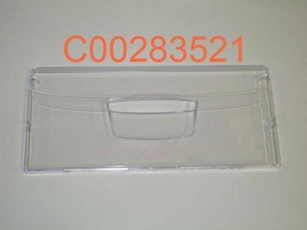 Панель ящика морозилки для холодильника Indesit (Индезит)/Ariston (Аристон) 450x197мм