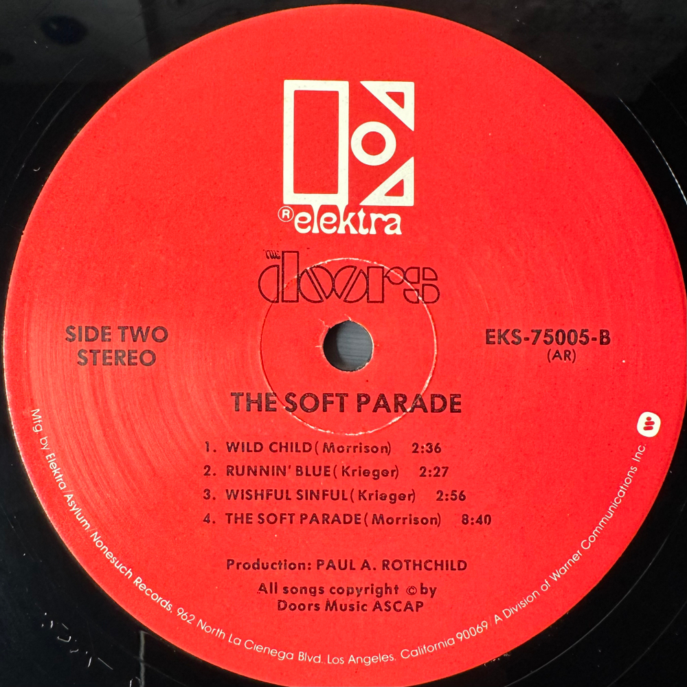 The Doors ‎– The Soft Parade (США 1979г.)